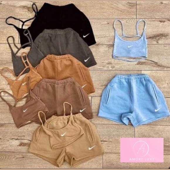 Nike Tops - Grey Two piece Nike Set
